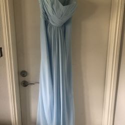 Formal Light Blue Dress