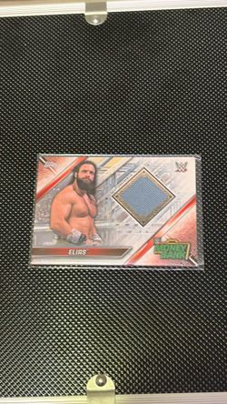 Wwe Elias 2018 event used canvas mat relic card