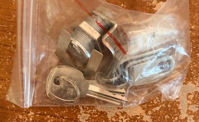 New Mailbox Cam Lock with 2 Keys, National-Style Keyway, Cam Included