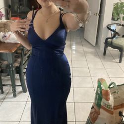 Navy Blue Windsor Prom Dress