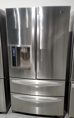 LG 4-Door Stainless Steel Refrigerator Fridge
