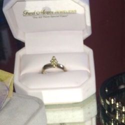 Diamond Marquis cut solitaire ring