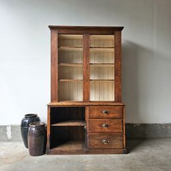 Antique Farm Hutch Cabinet 