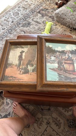 Pair of Vintage Framed Art Prints