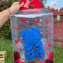 Rose Bear, Valentines Gift 