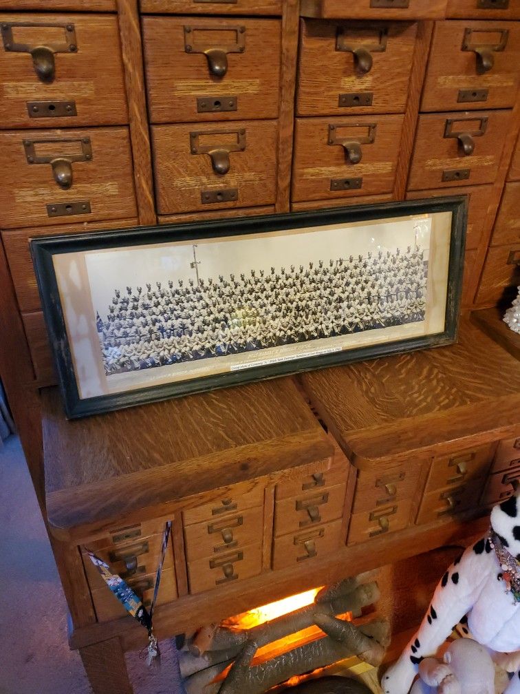 1942 Framed Army Battalion Photo