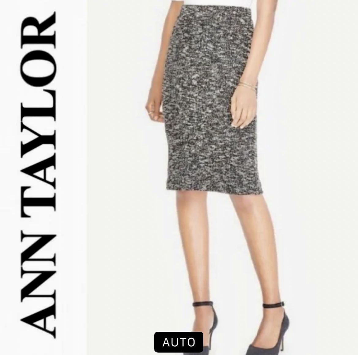   NWT Ann Taylor Tweed Wool Blend Pencil Skirt – Size 4    