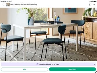West Elm Petal Dining Chiars