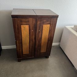 Armoire Bar w/ Copper Panels