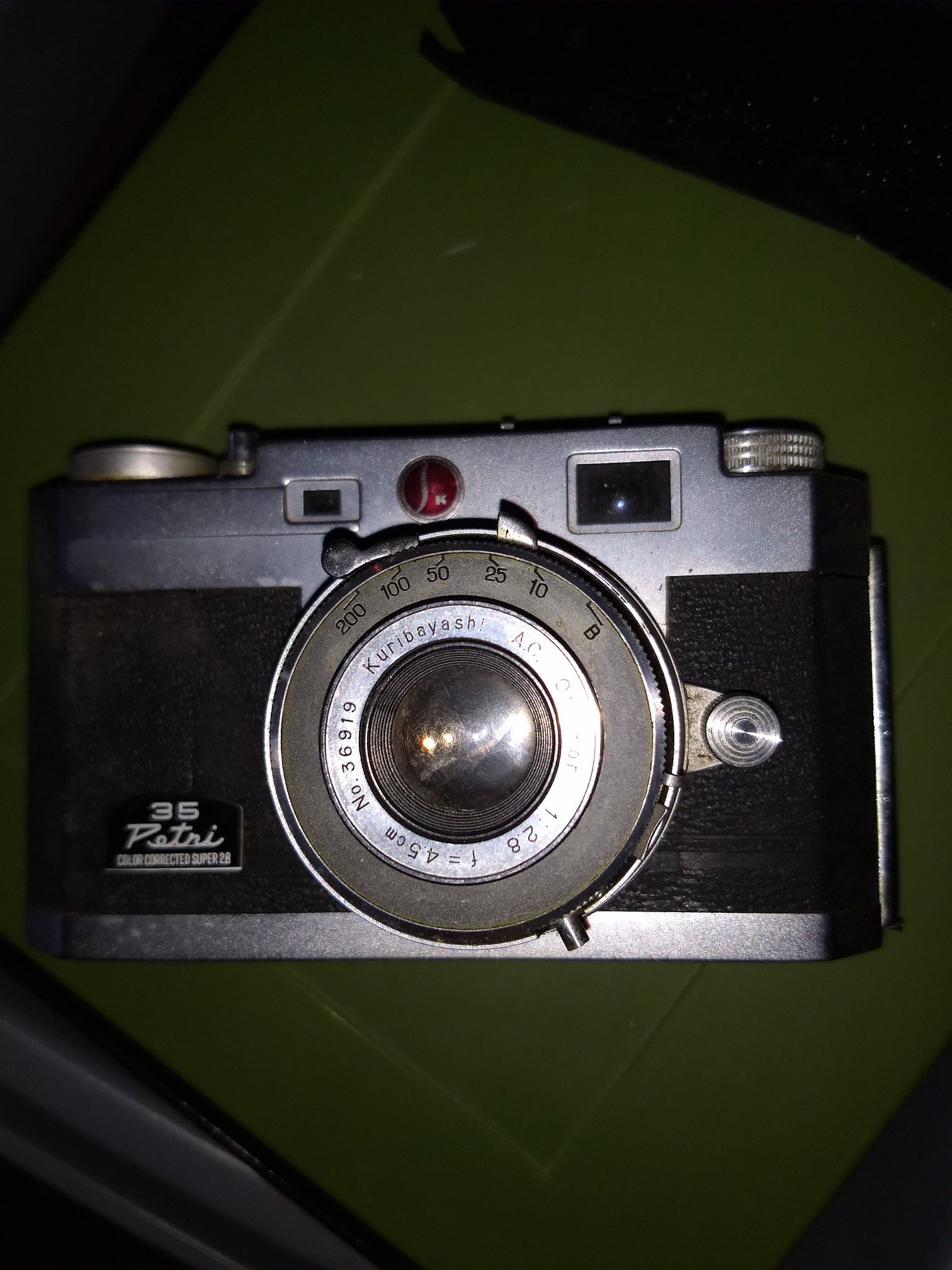 35mm petri camera color corrected super 28