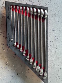 Snap on Flank Drive combination wrench set SAE