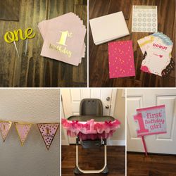 1st birthday girl bundle