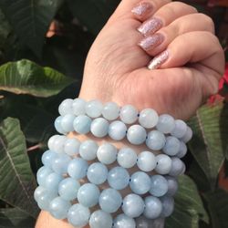 Aqua Marine Crystal Bracelet