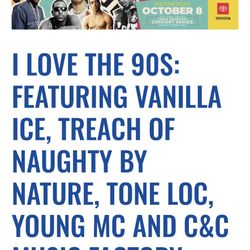 90s Fair Concert Tickets 
