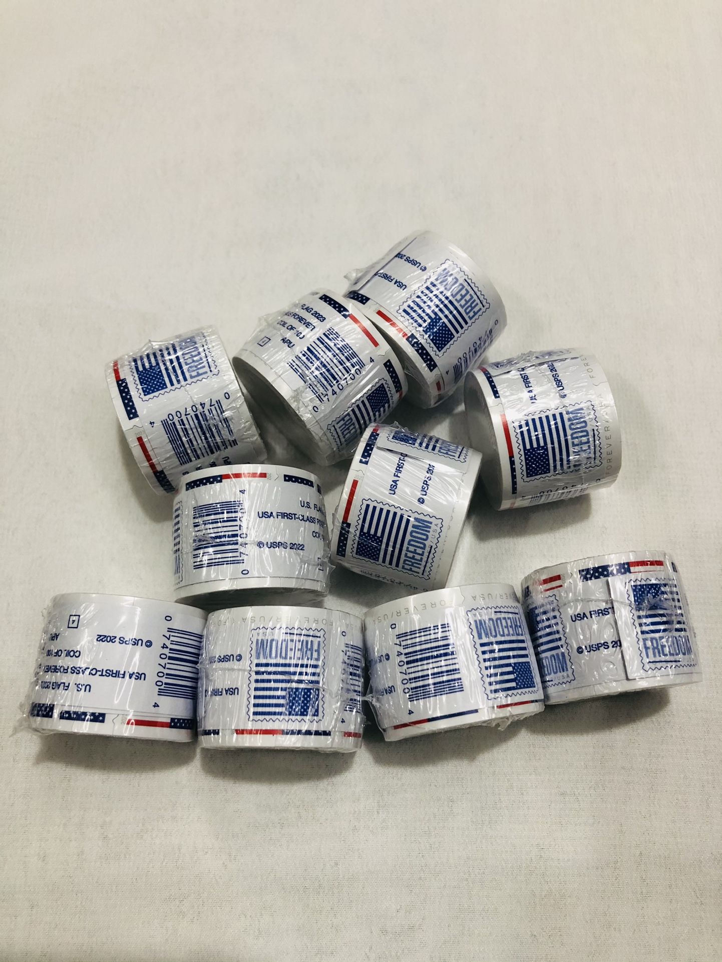 Forever Stamps Us Freedom Flag 10 Coils