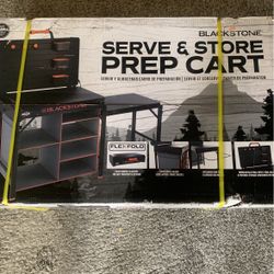 Black stone Prep And Serve Cart 