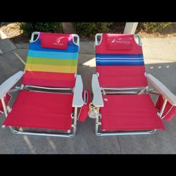 Nautica Beach Chair $20 Each With Rust
