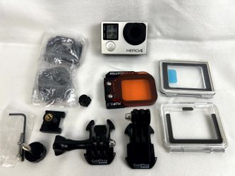 GoPro HERO4 Silver 4K + Battery Mounts Housings Backscatter FLIP3.1