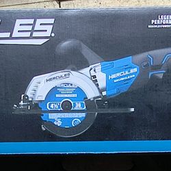 HERCULES 20V Brushless Cordless, 4-1/2 in. Compact Circular Saw - Tool Only