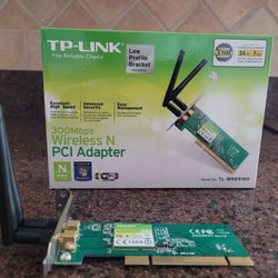 TP Link PCI Wireless N Adapter 300 Mbps