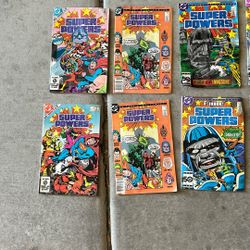 Vintage DC comic books superpower
