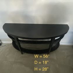 Black Laquer Sofa Table