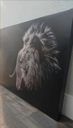 Lion Art Framed 🎨