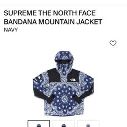 Supreme North Face Bandana Parka 