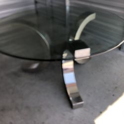Glass Top Table