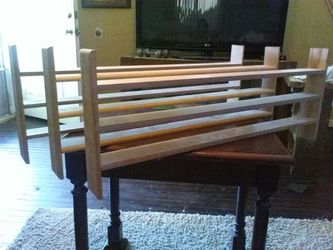 Solid oak knickknack shelves