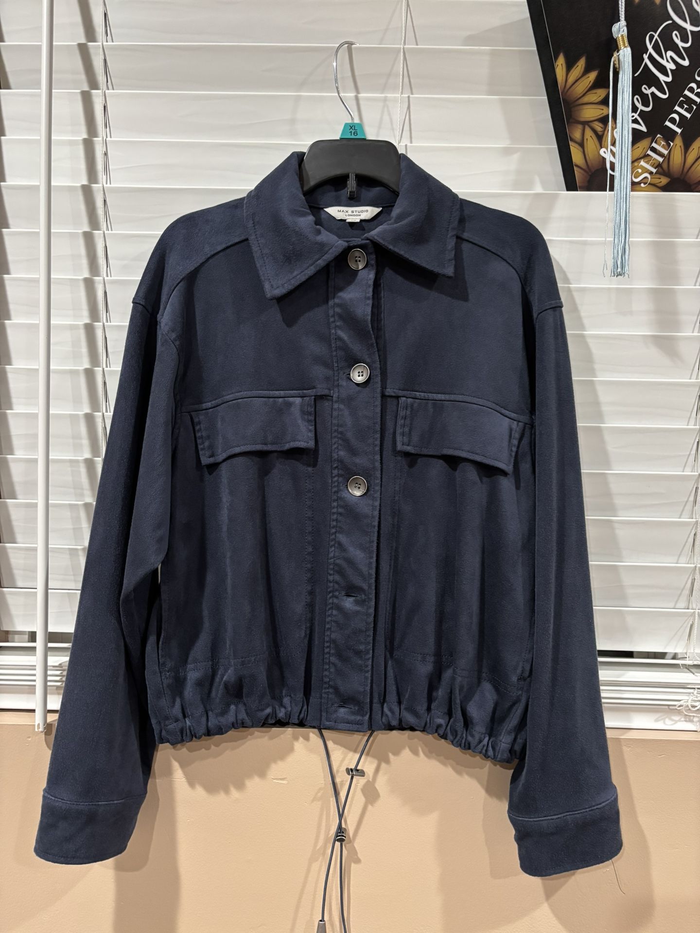 Max Studio Navy Blue Sweater 