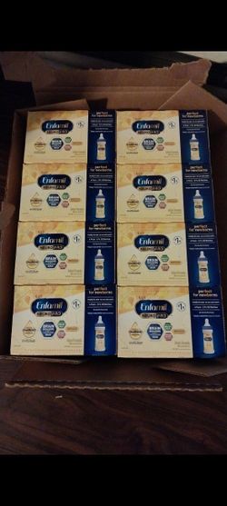 ENFAMIL NEURO PRO  READY TO FEED 2 OUNCE BOTTLES IS
8 BOXES WITH
  6 BOTTLES INSIDE EACH BOX  A TOTAL OF (48 BOTTLES)
ALL FOR 100 CASH OR BEST OFFER
(