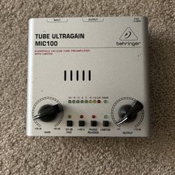 2 Behringer MIC100 Preamplifiers