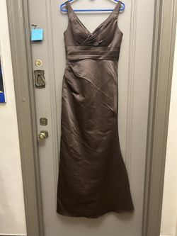 Bill Levkoff Formal Long Brown Dress Size 10