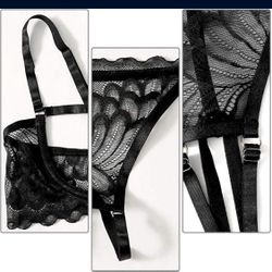 Women Set Floral Lace