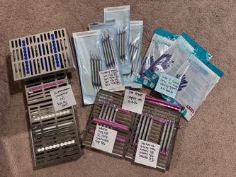 Dental cassettes + scalers