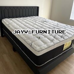 New Queen Bed Frame With Mattress 