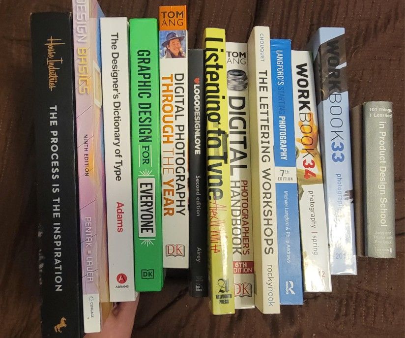 Graphic Design & Photography Book Bundle