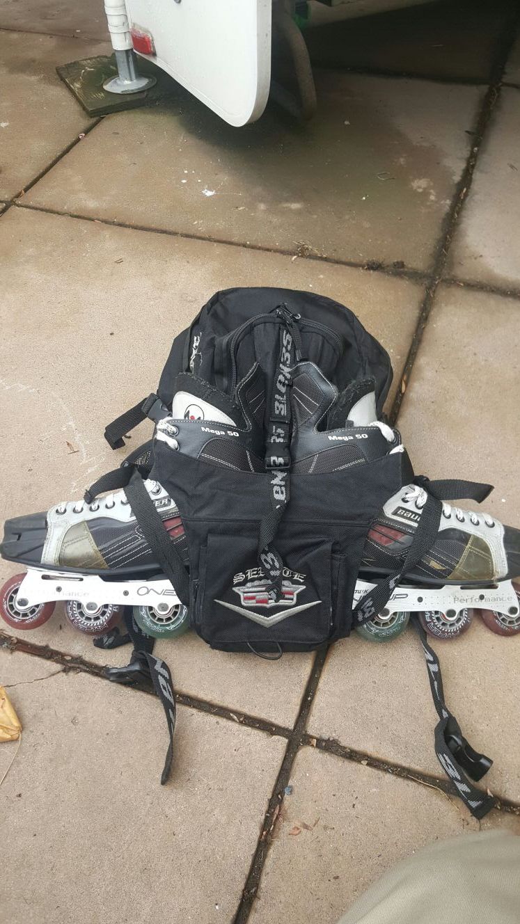 Black Senate Assasin Skate Backpack