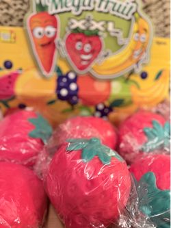 Jumbo strawberry squishy