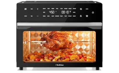 Beelicious 32QT Air Fryer Toaster Oven Combo, Black
Fit 13" Pizza, 1800W