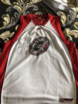 IVERSON JERSEY WHITE AND RED #3 size 50 and 32 extra long