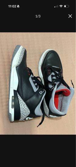 Jordan 3 cements size 10