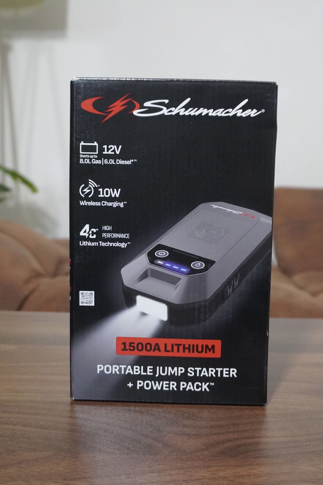 Schumacher 1500 amp lithium portable jump starter sl1674
