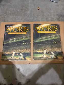 2 1954 sports illustrated magazines !!! Normal wear