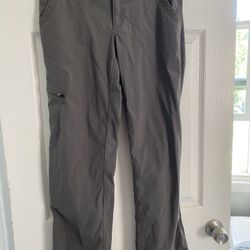 Eddie Bauer Women’s Cargo Hiking Pants Size 8 Color Gray