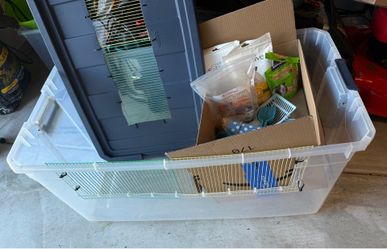 Custom Hamster Enclosure and Supplies