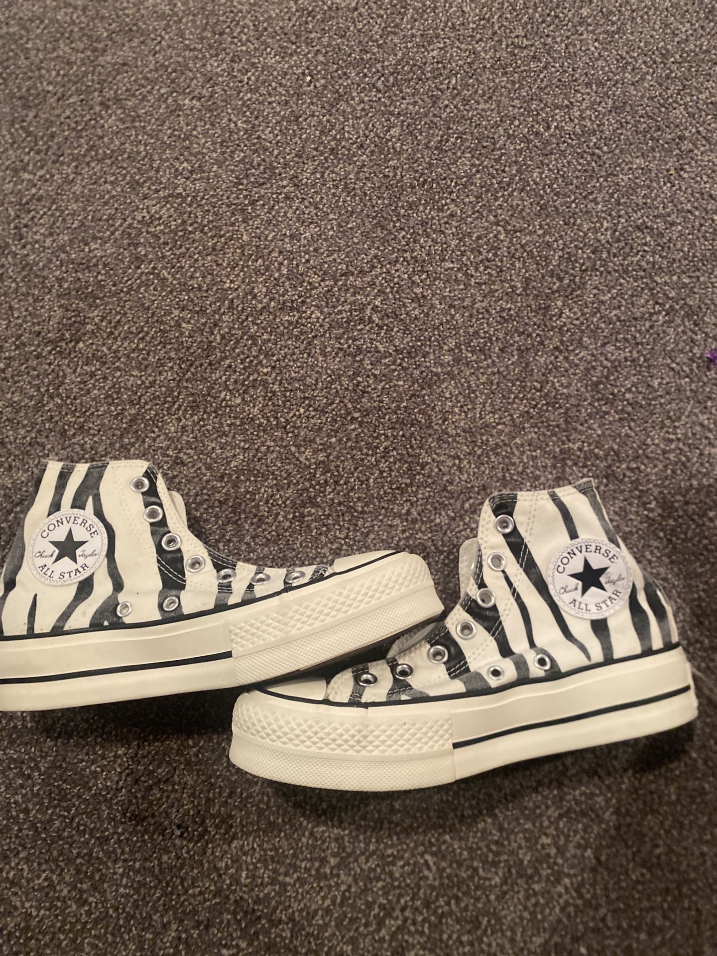Converse All Star Zebra Print sneakers