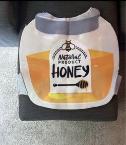 Honey pot costume and baby bee costume. Baby bee costume is sized for 12 months.