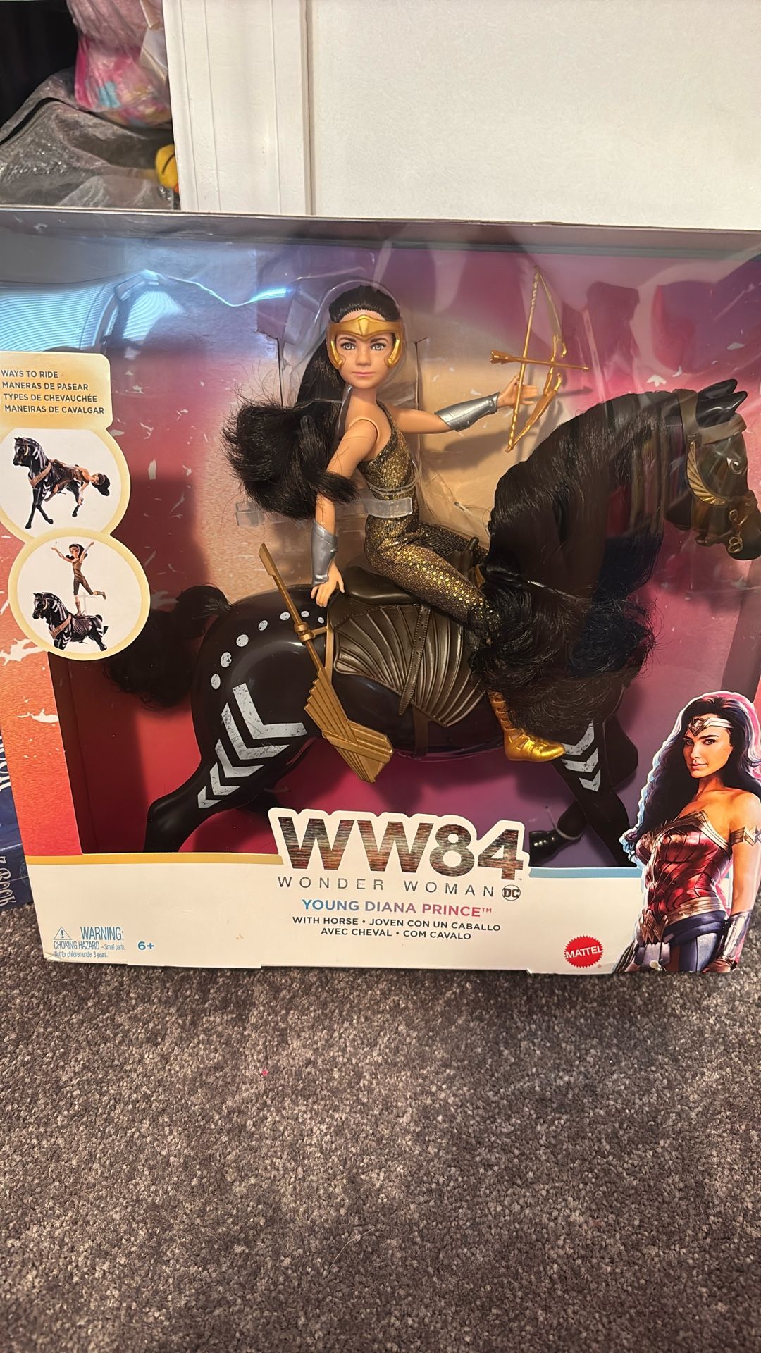 Wonder Woman WW84 Young Diana Prince With Horse